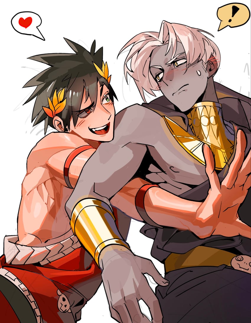 zagreus and thanatos (hades and 1 more) drawn by streetgear_game
