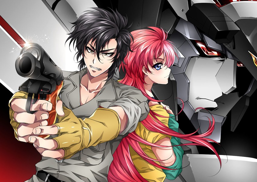 dancouga, yuki sara, and fujiwara shinobu (dancouga and 1 more) drawn by shapiro