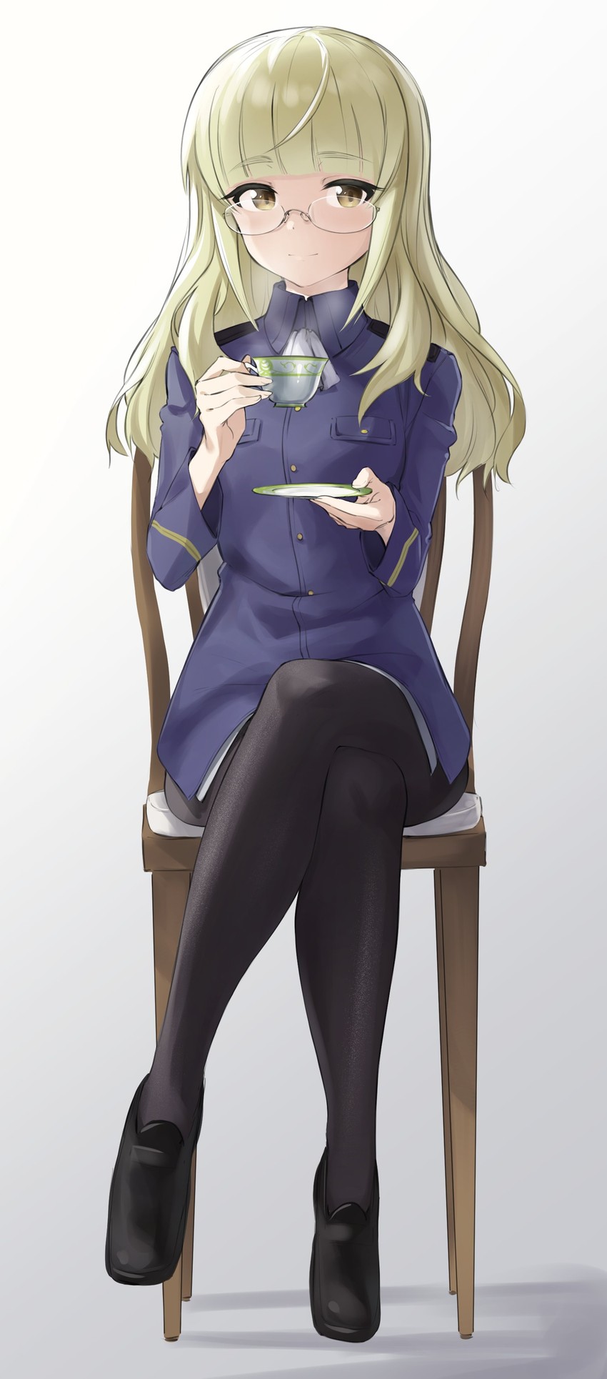 perrine h. clostermann (world witches series and 1 more) drawn by fankupl