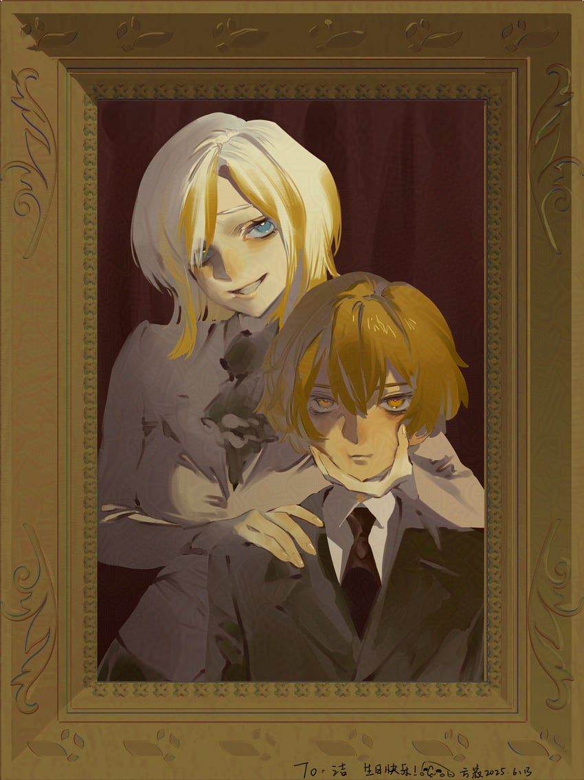 faust and sinclair (project moon and 1 more) drawn by fangji0225