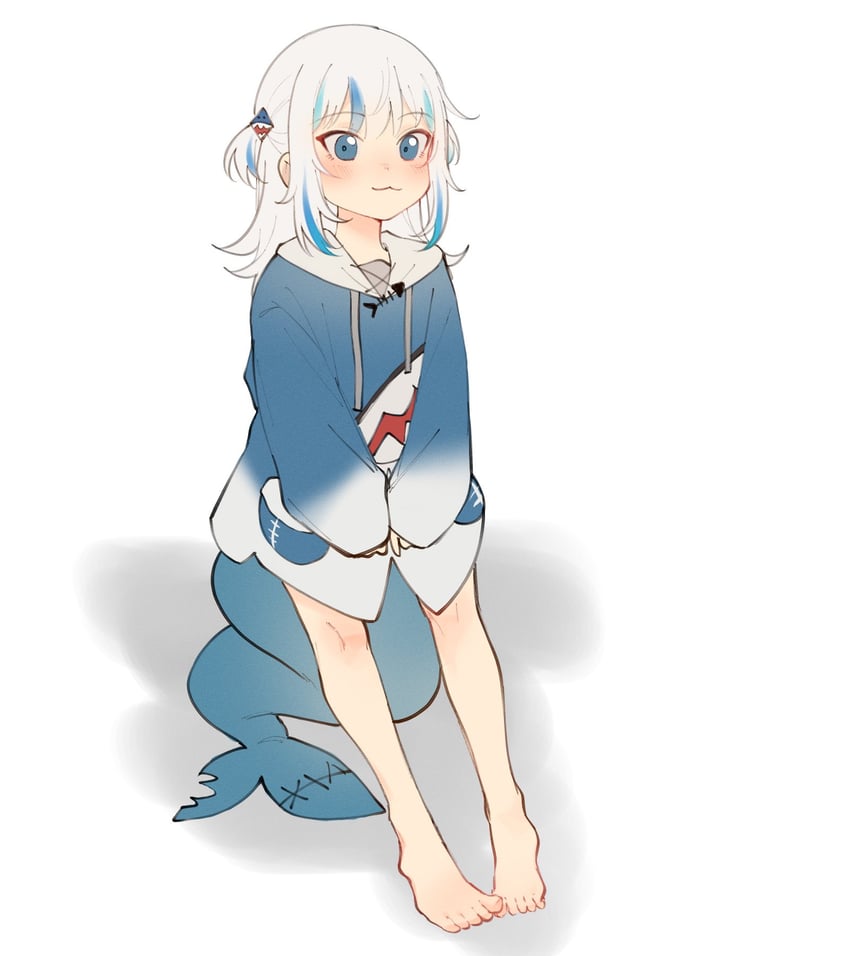 gawr gura (hololive and 1 more) drawn by mittsu