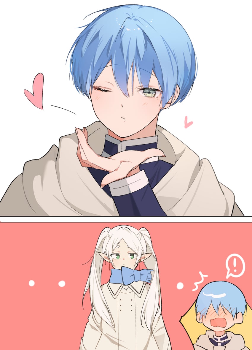 frieren and himmel (sousou no frieren) drawn by taro_(303_taroo)