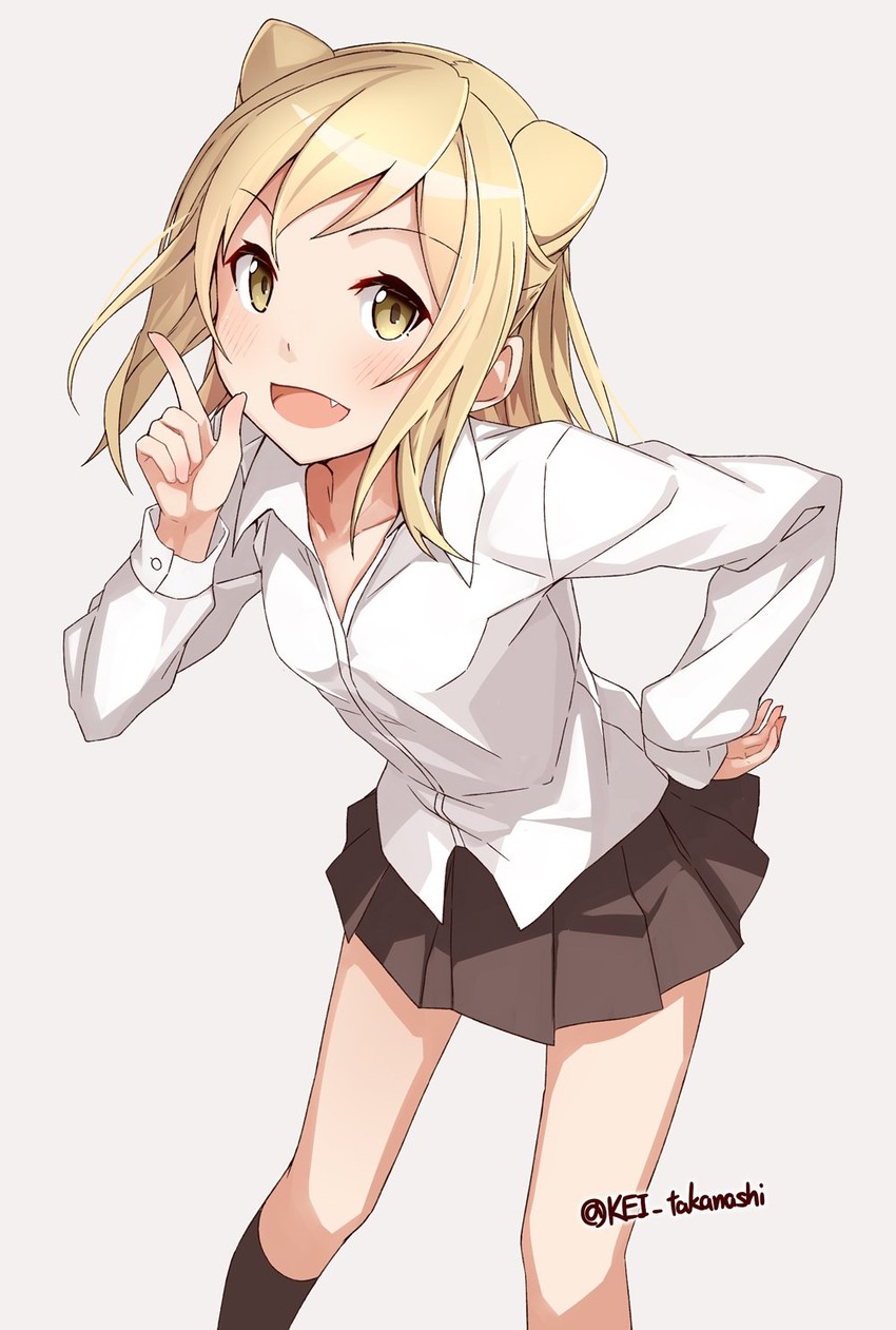takanashi hikari (demi-chan wa kataritai) drawn by takanashi_kei_(hitsujikan)