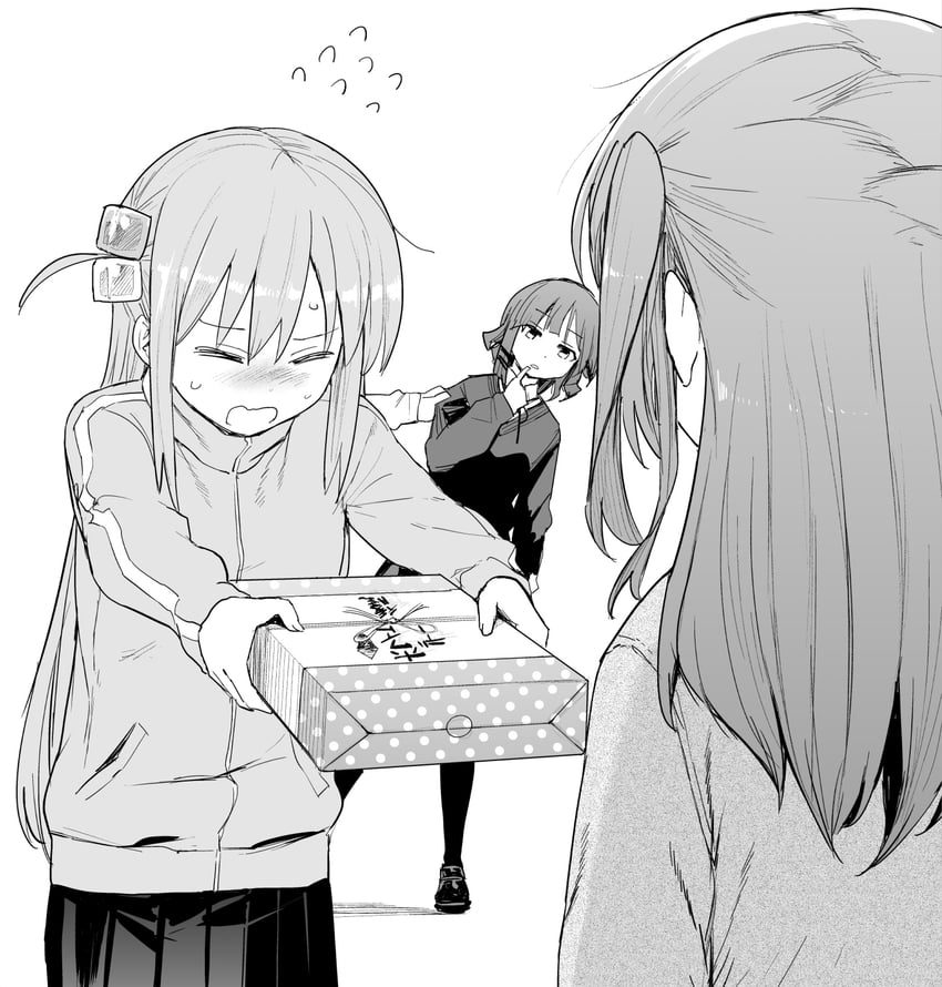gotoh hitori, kita ikuyo, and yamada ryo (bocchi the rock!) drawn by sadamatsu_ryuuichi