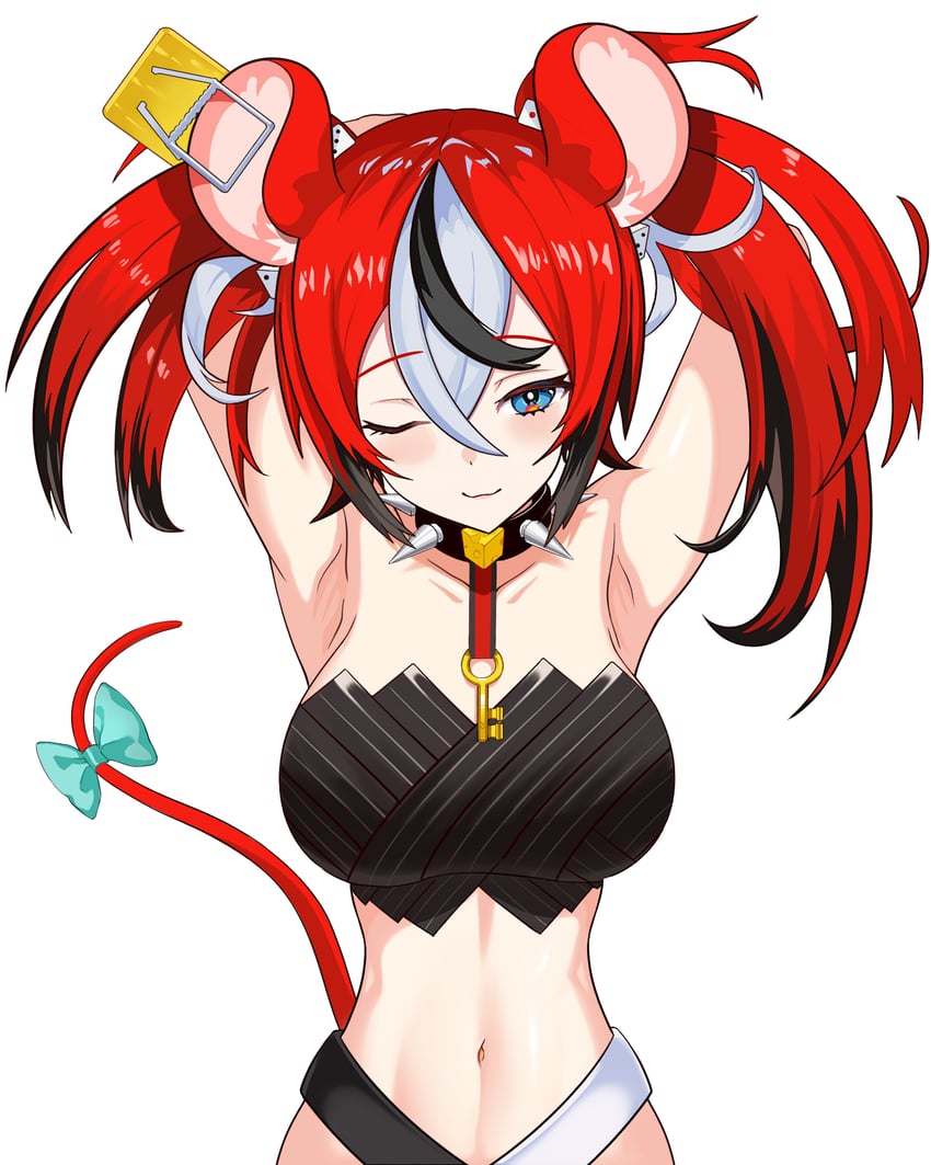 hakos baelz (hololive and 1 more) drawn by lmsu