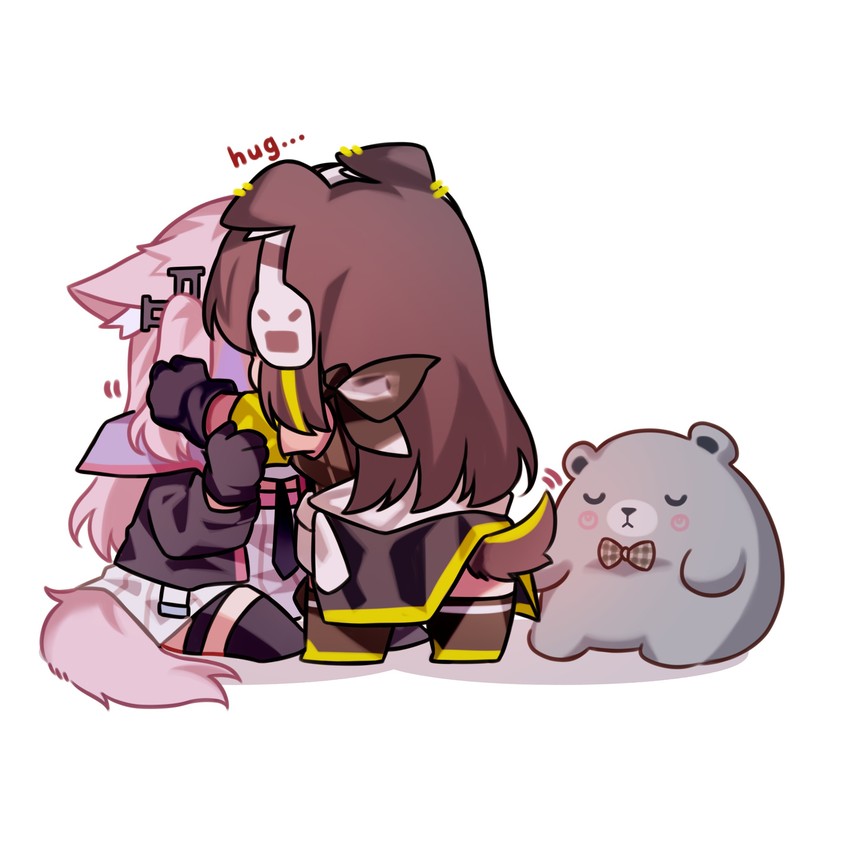 m4a1 and st ar-15 (girls' frontline) drawn by yuutama2804