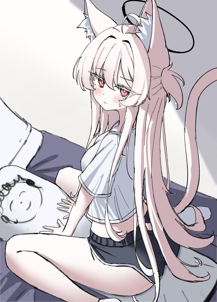 sensei, doodle sensei, and akira (blue archive) drawn by deriolet