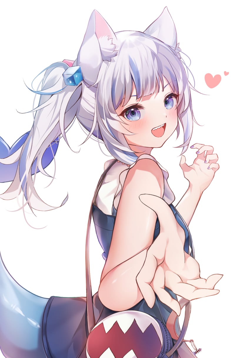 gawr gura (hololive and 1 more) drawn by meul