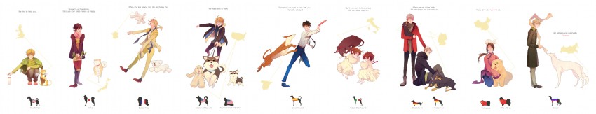america, united kingdom, japan, russia, china, and 7 more (axis powers hetalia) drawn by izenjk34