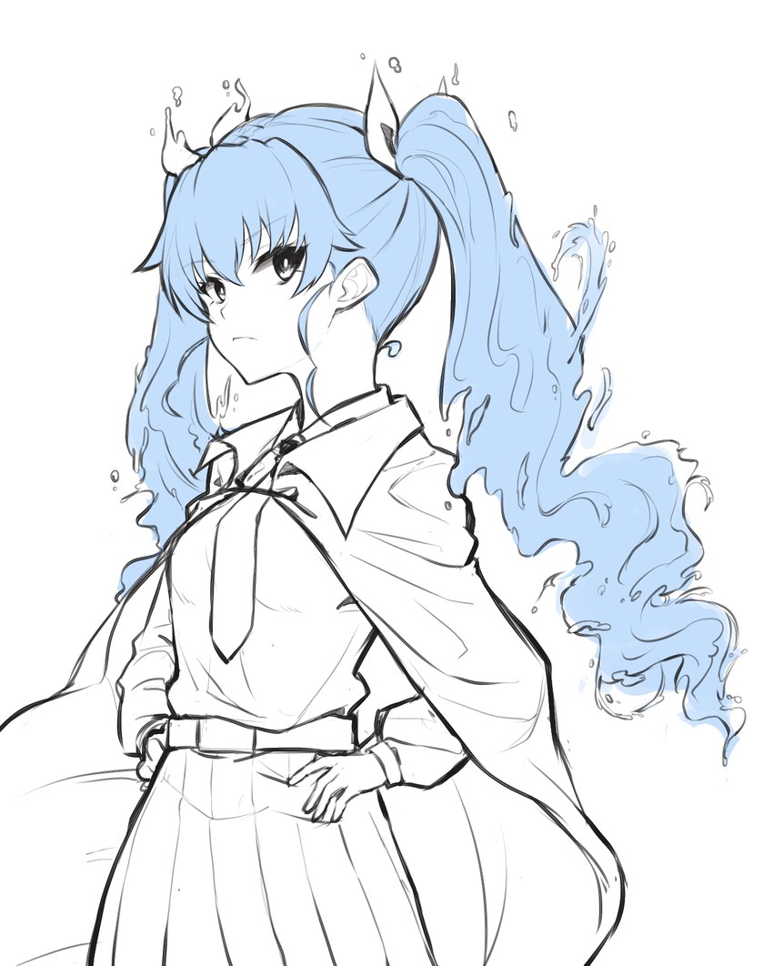 anchovy (pokemon and 1 more) drawn by mamu_t7s