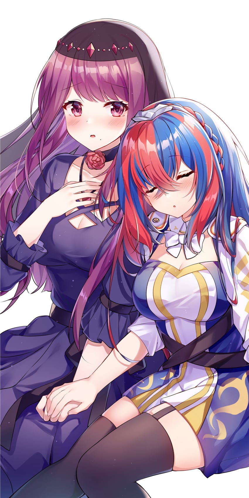 ivy and female alear (fire emblem and 1 more) drawn by mikasa-01
