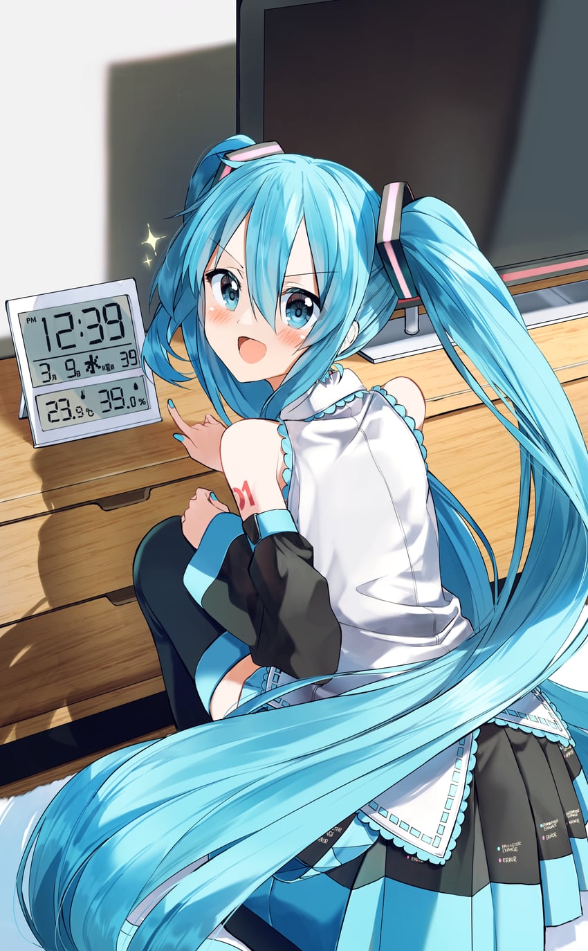 hatsune miku (vocaloid) drawn by pentagon_(railgun_ky1206)