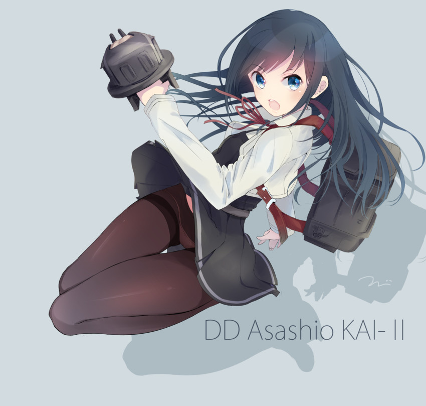 asashio and asashio kai ni (kantai collection) drawn by tebi_(tbd11)