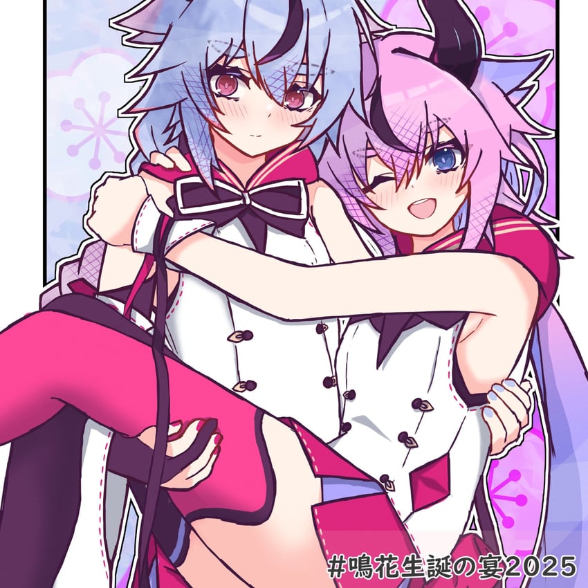 meika hime and meika mikoto (vocaloid) drawn by noir_(noire6959)