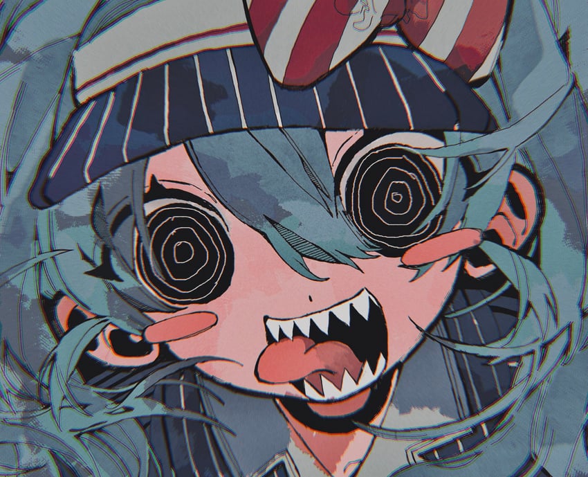 hatsune miku (vocaloid and 1 more) drawn by kpnoks