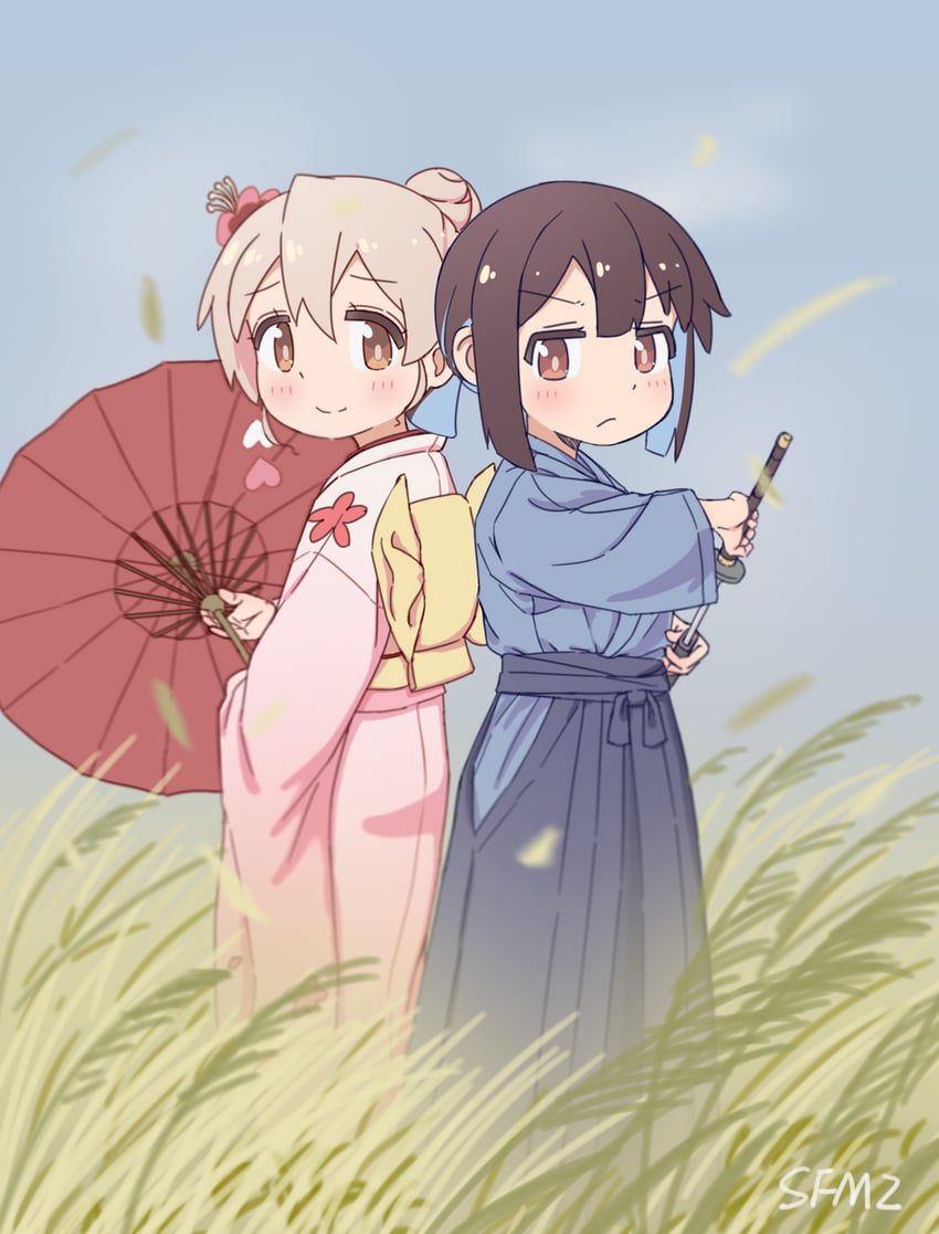 oyama mahiro and hozuki momiji (onii-chan wa oshimai!) drawn by sfm_zhang