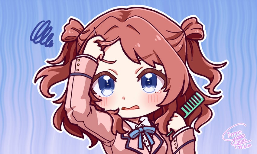 hanami saki (idolmaster and 1 more) drawn by kowakawa_kaeru