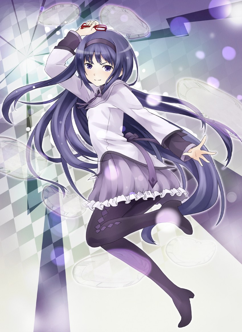 akemi homura (mahou shoujo madoka magica) drawn by blue_door