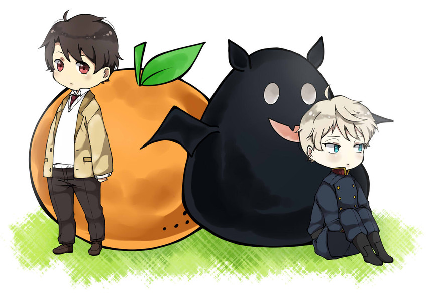 slaine troyard and kaizuka inaho (aldnoah.zero) drawn by akayuki_kaguya
