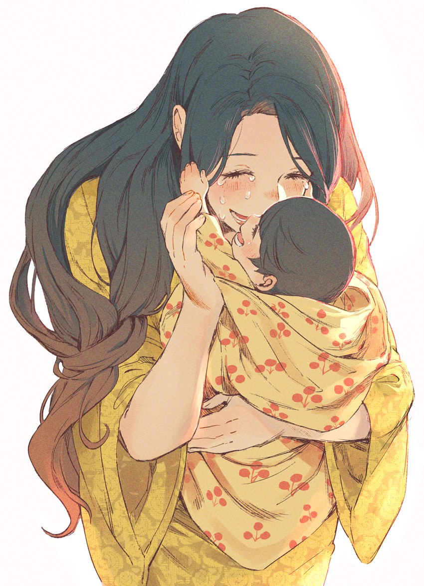 hashibira inosuke and hashibira kotoha (kimetsu no yaiba) drawn by dashi_(minzoku_gb)