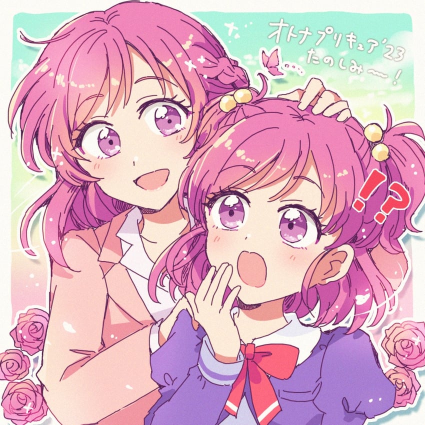 yumehara nozomi (precure and 2 more) drawn by hitopm