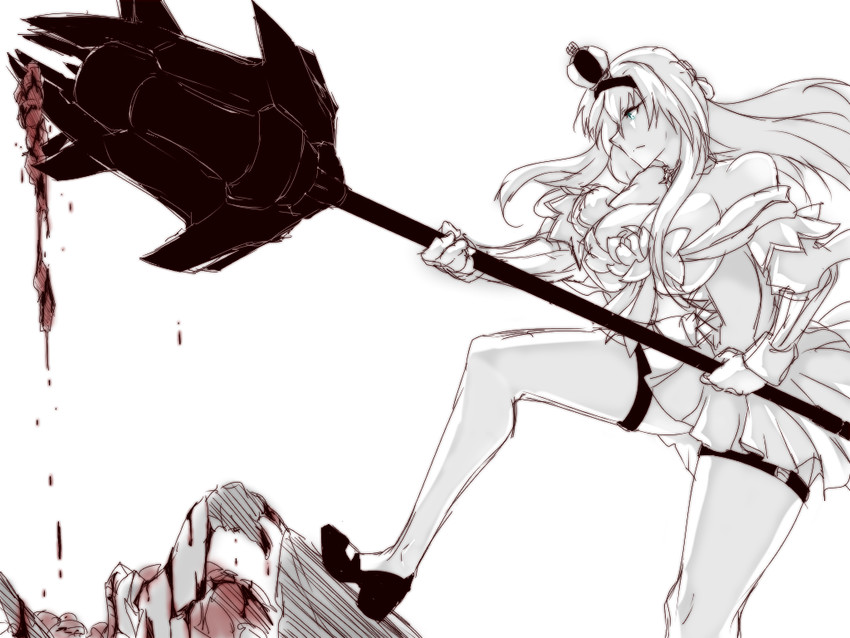 warspite (kantai collection and 2 more) drawn by dandara_(karakure)