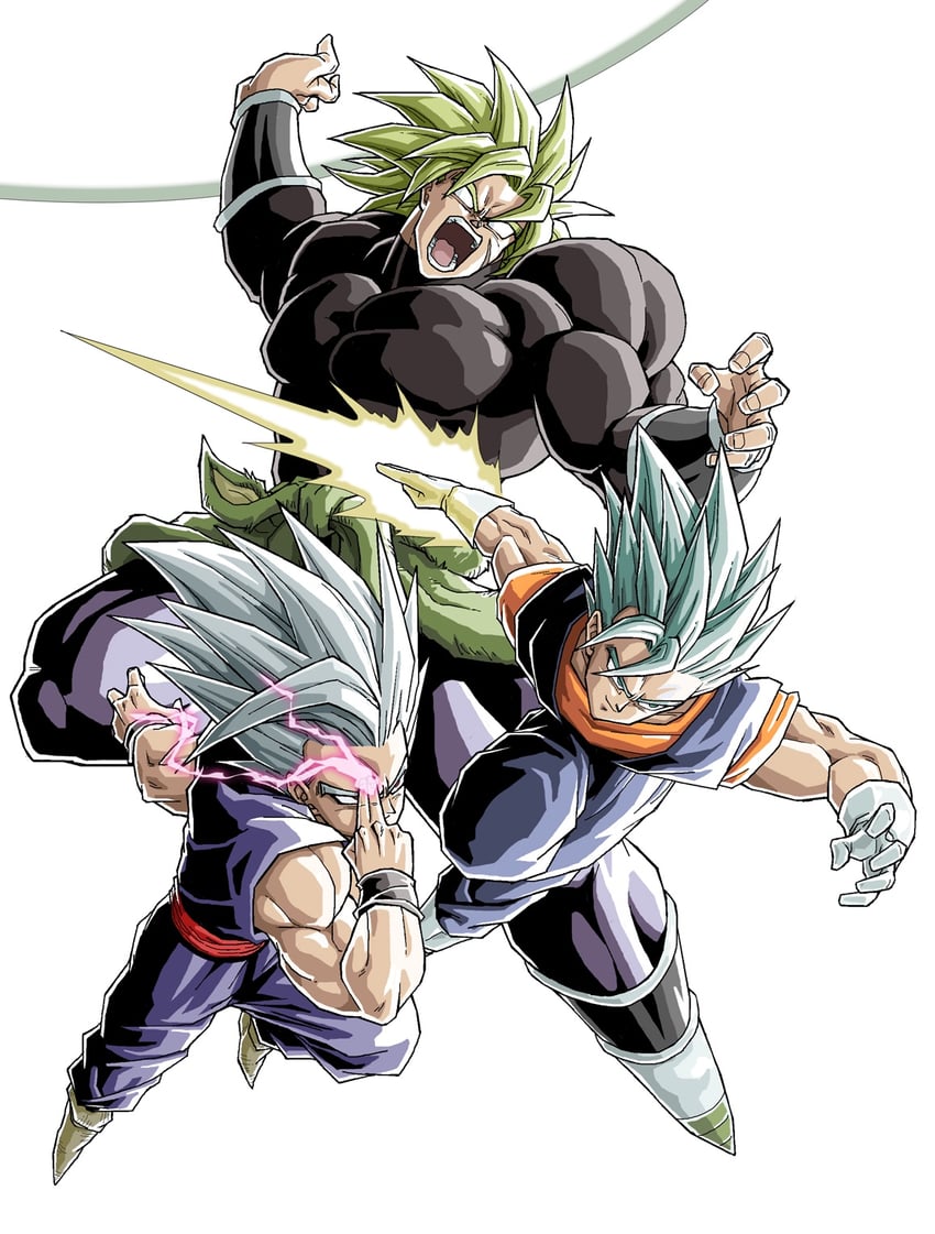 son gohan, vegetto, broly, and gohan beast (dragon ball and 3 more) drawn by n_(n14542698)