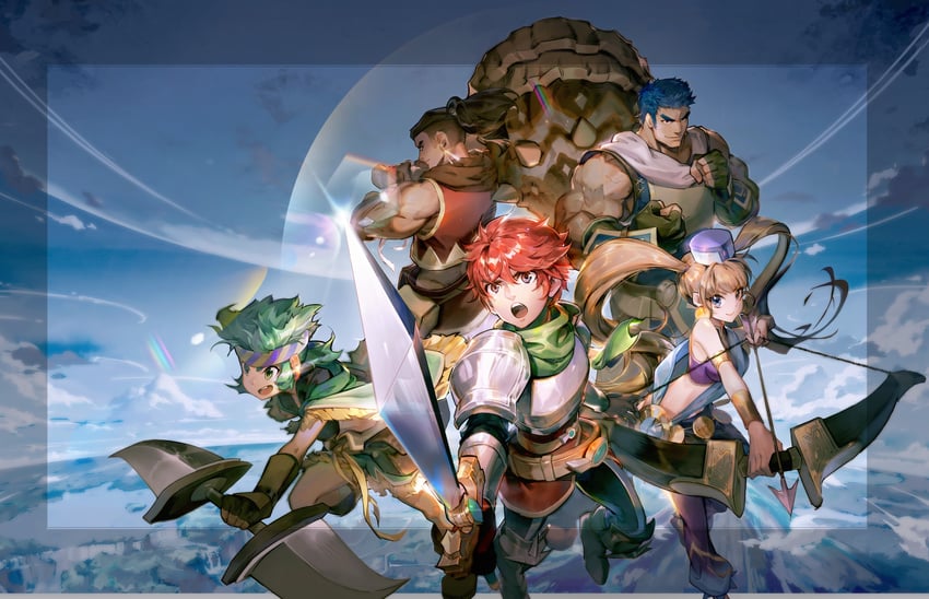 adol christin, dogi, aisha sari edonas, elk, and mustafa (ys and 2 more) drawn by song26929