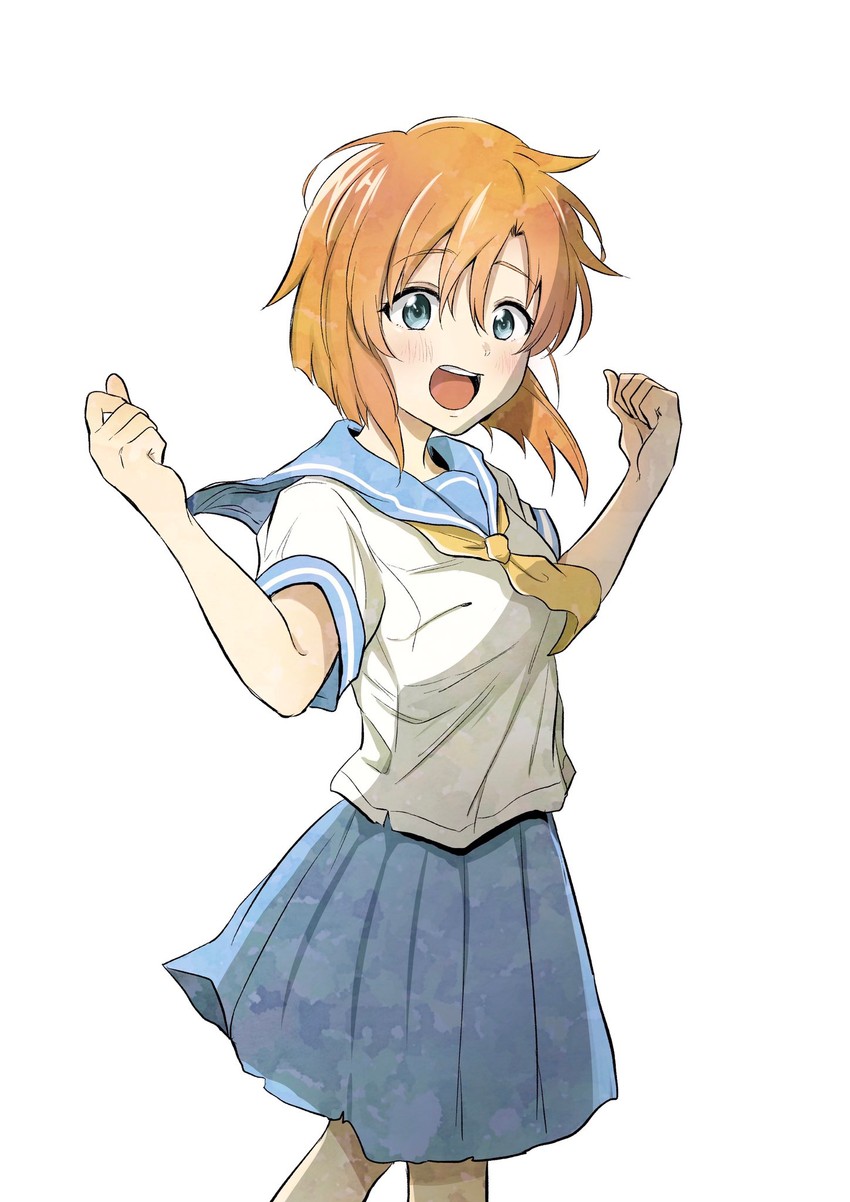ryuuguu rena (higurashi no naku koro ni) drawn by shosudo