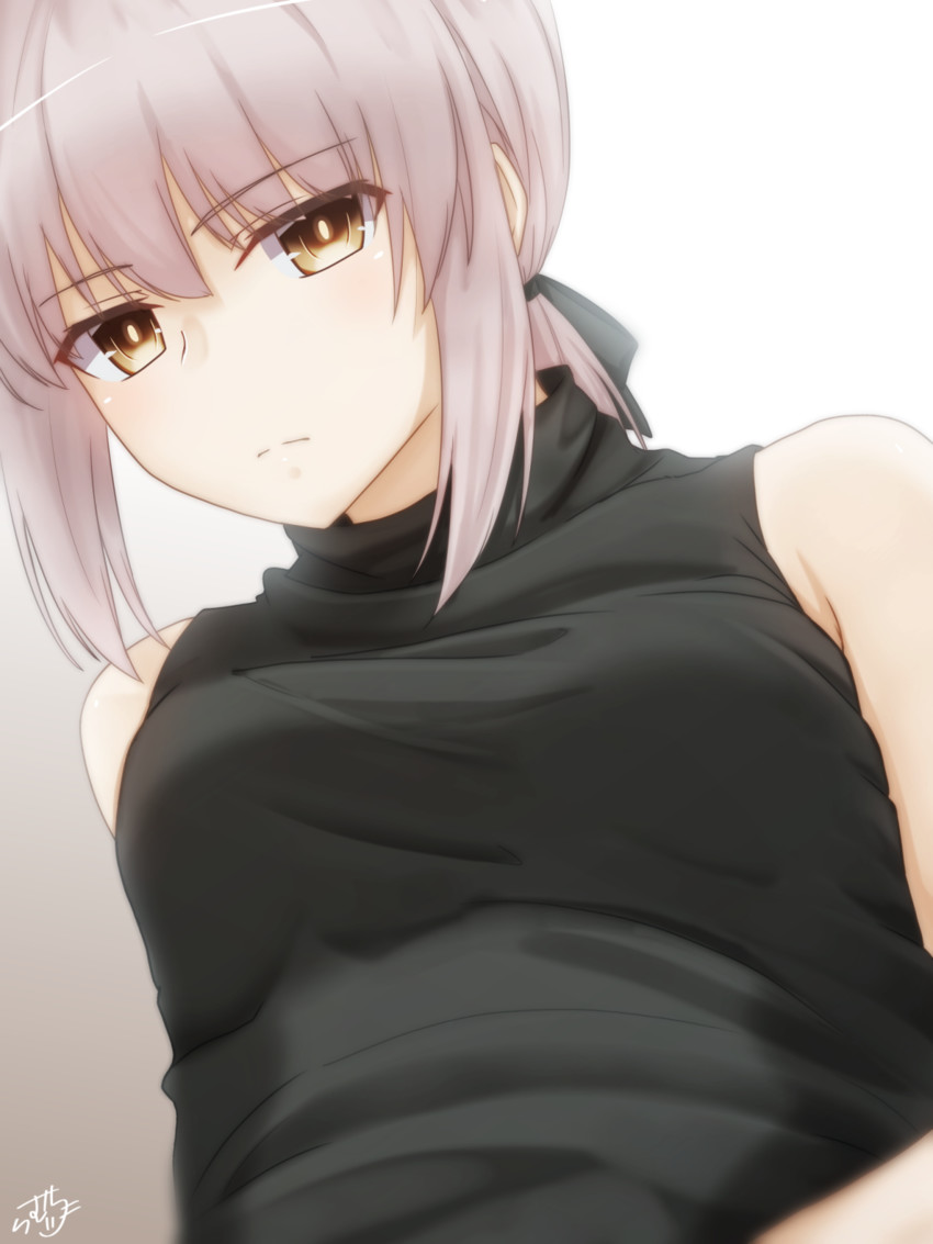 artoria pendragon and saber alter (fate and 1 more) drawn by ramchi