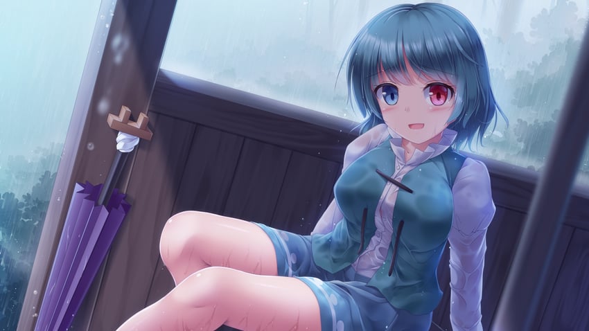 tatara kogasa (touhou) drawn by lzh