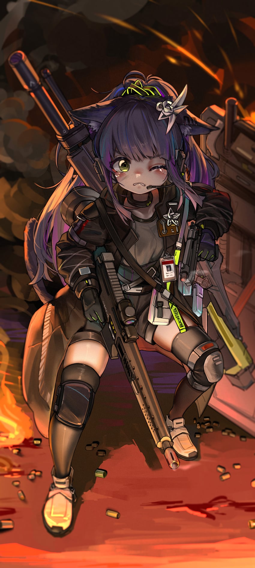 jessica and jessica the liberated (arknights) drawn by kourou_(kouroukun)