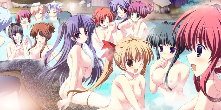 asakura nanao, takami rin, minamino nanami, kuu, yuuki nako, and 4 more (lyrical lyric and 1 more) drawn by mikeou