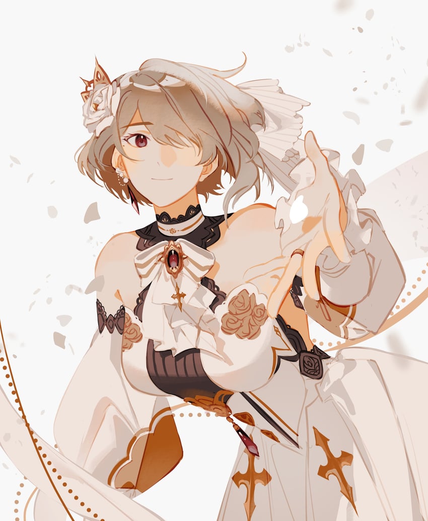 rita rossweisse (honkai and 1 more) drawn by ylceon