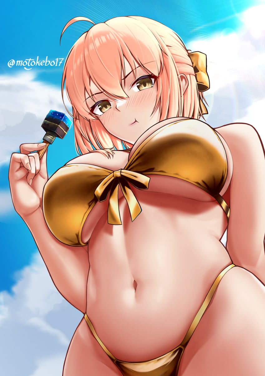 okita souji and okita j. souji (fate and 1 more) drawn by motokebo17
