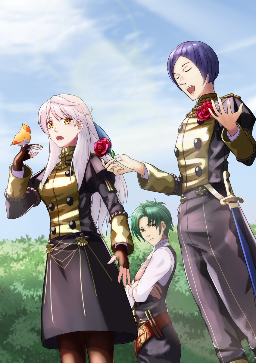 micaiah, yune, lorenz hellman gloucester, and sothe (fire emblem and 2 more) drawn by sukkirito_(rangusan)