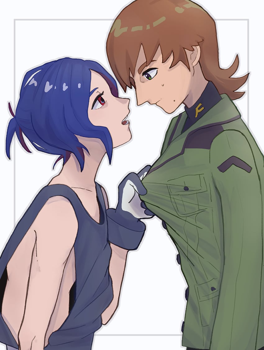 shuji ito and xavier olivette (gundam and 1 more) drawn by user_gyxv8433