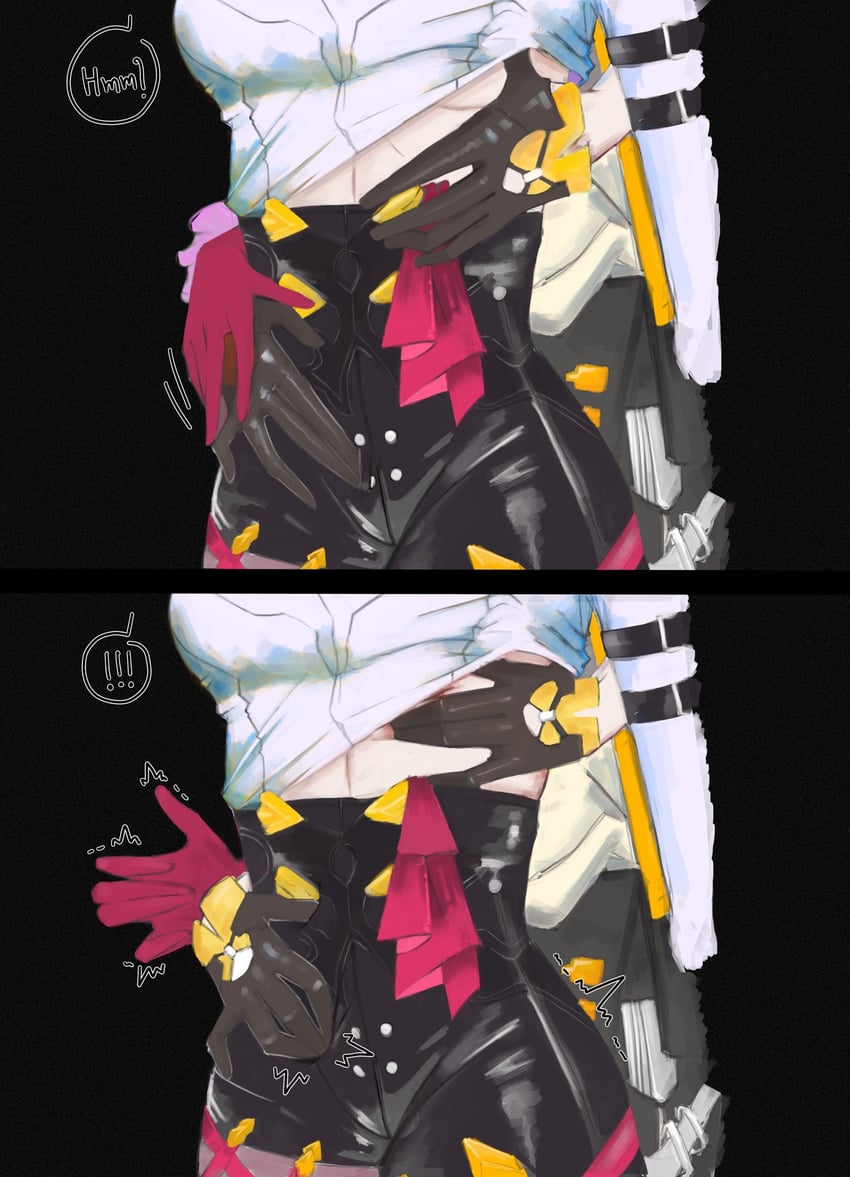 trailblazer, stelle, and kafka (honkai and 1 more) drawn by pari