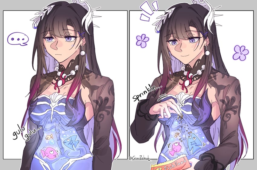 hysilens (honkai and 1 more) drawn by cesar_zebrah