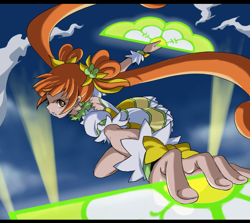 yotsuba alice and cure rosetta (precure and 1 more) drawn by uraki