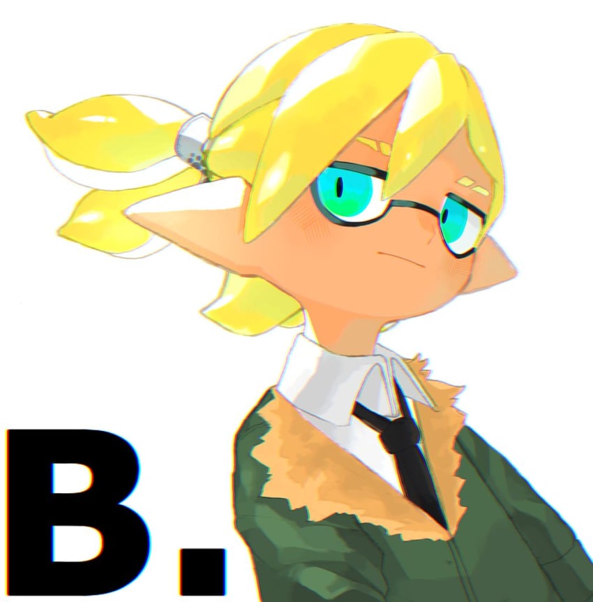 inkling player character and inkling boy (splatoon) drawn by popopo632