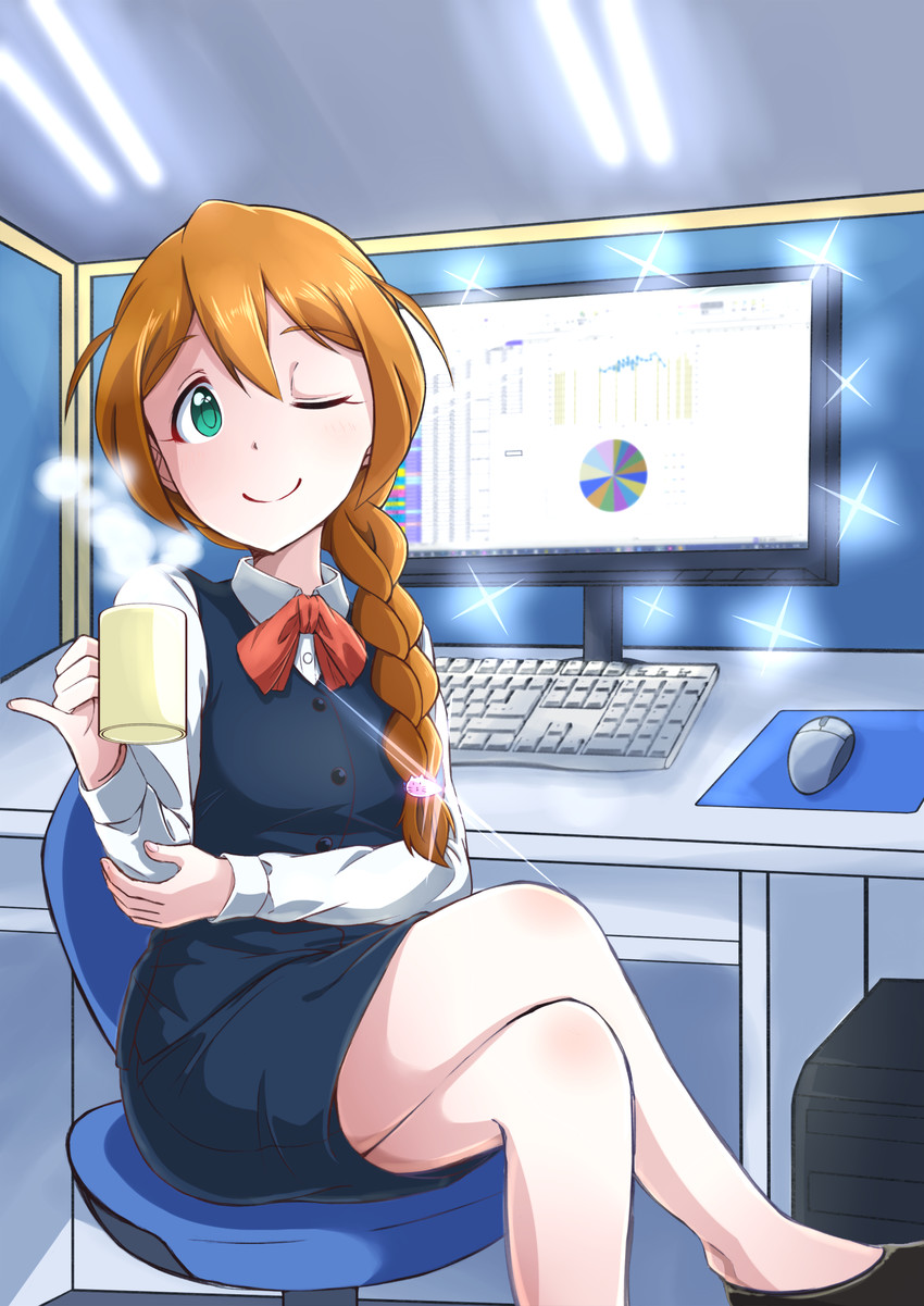 baba konomi (idolmaster and 1 more) drawn by david_dai