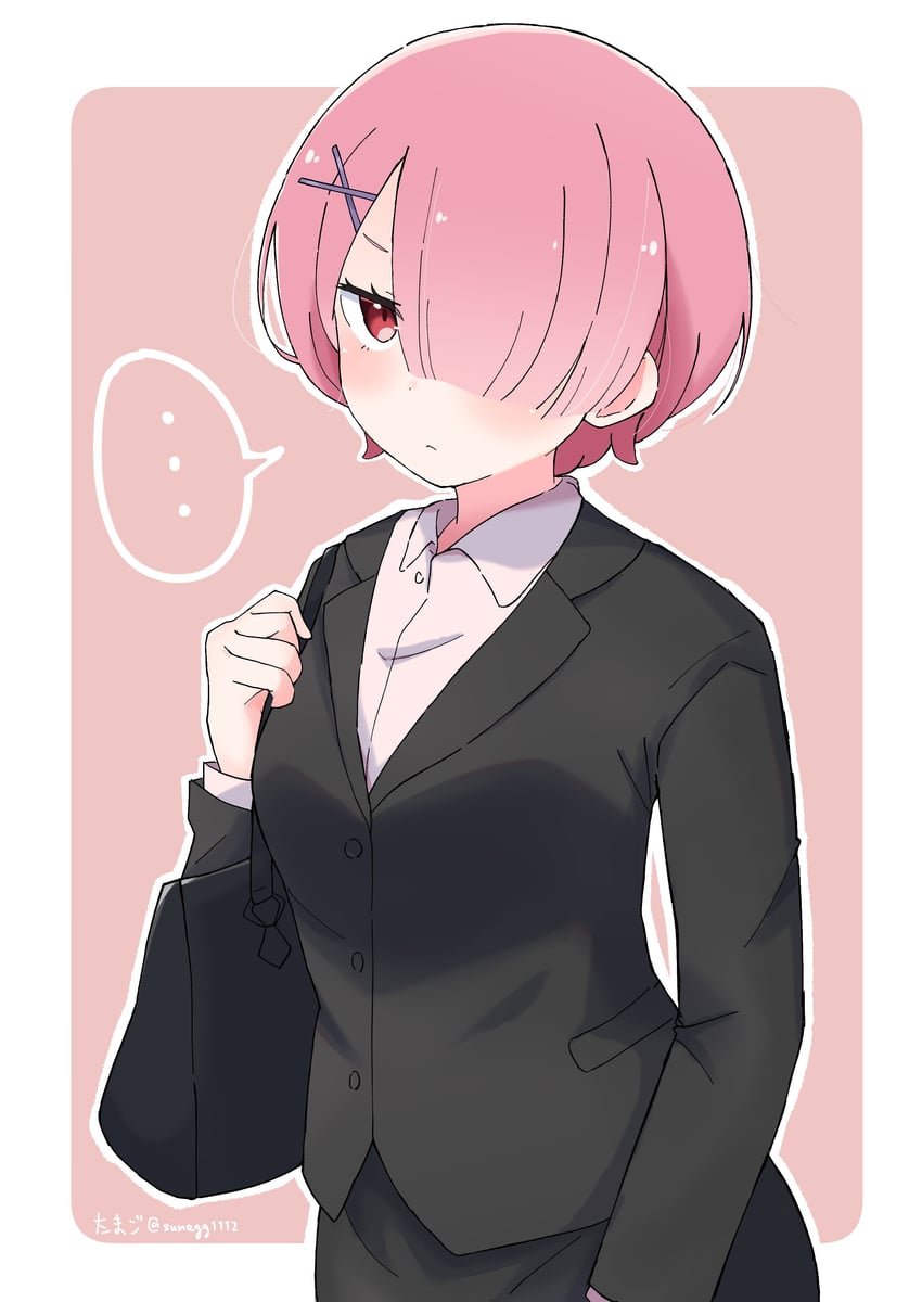 ram (re:zero kara hajimeru isekai seikatsu) drawn by sunegg1112