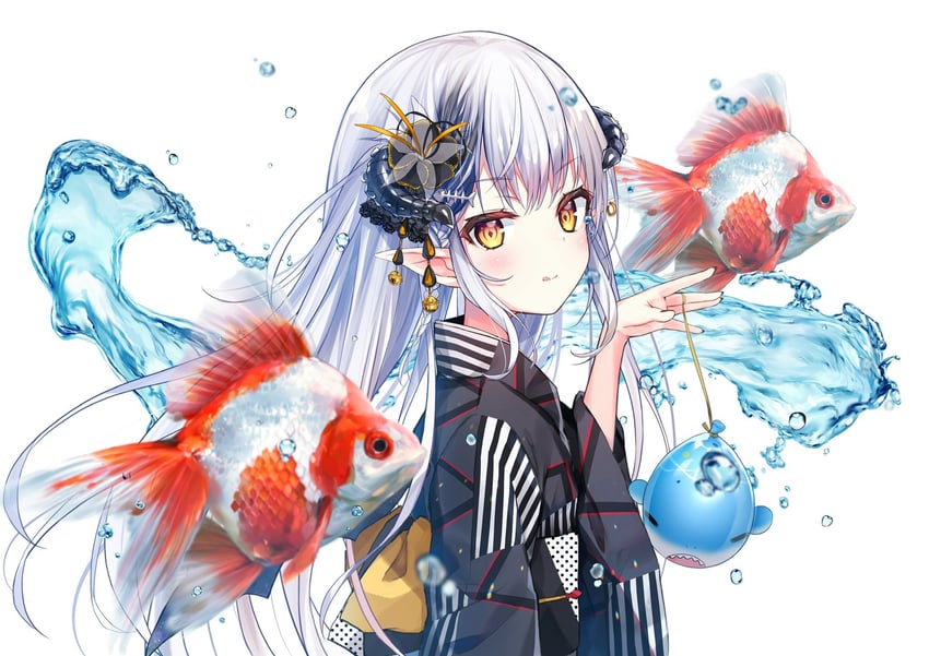 sameru and sameru-chan (indie virtual youtuber) drawn by fushimi_sameta