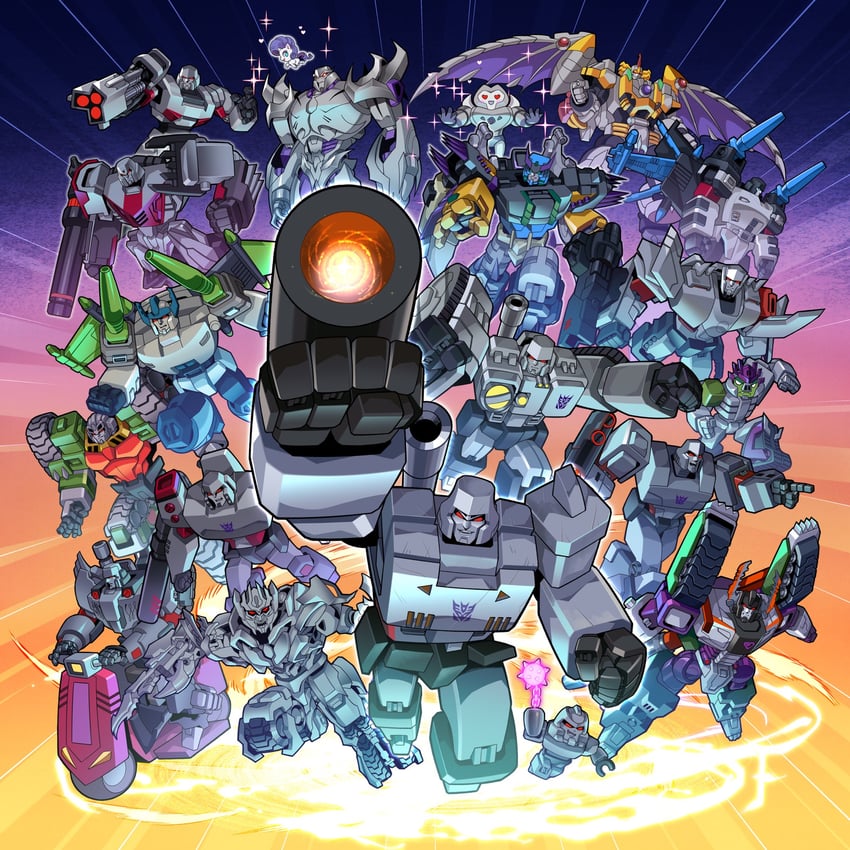 megatron, rarity, and galvatron (transformers and 17 more) drawn by lantana0_0
