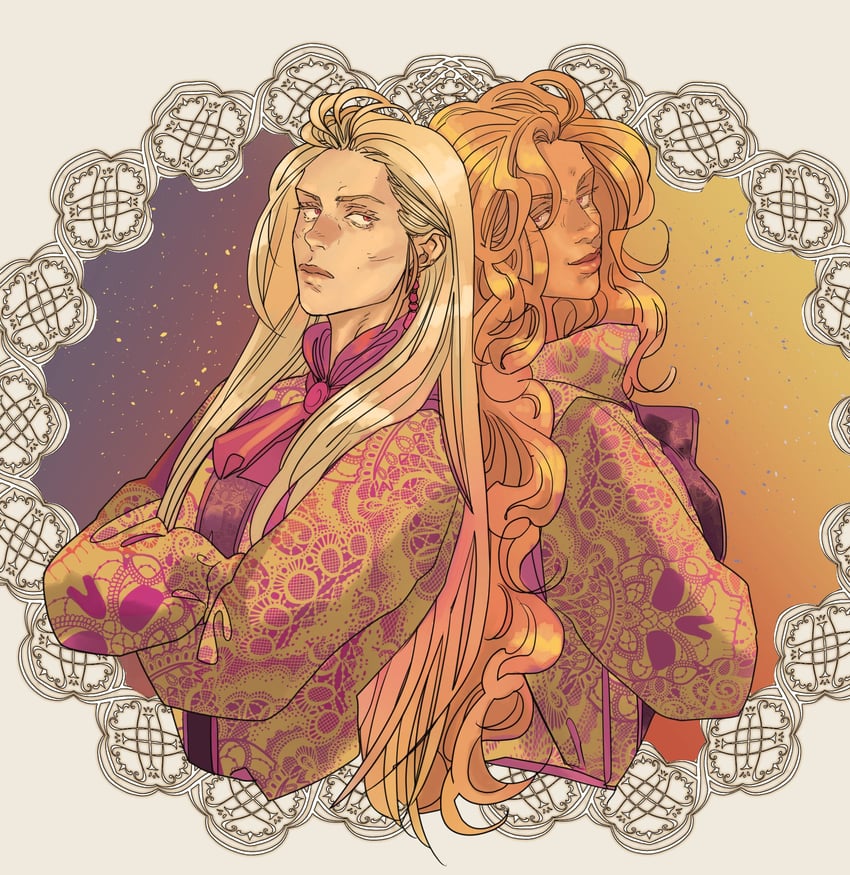ianthe tridentarius and coronabeth tridentarius (the locked tomb and 1 more) drawn by marceline2174