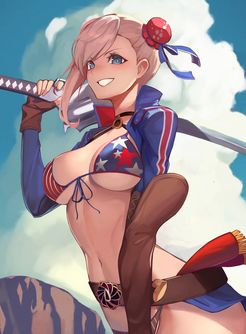 miyamoto musashi (fate and 1 more) drawn by genshu_doki