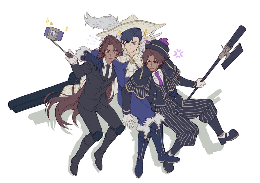 heathcliff and meursault (project moon and 1 more) drawn by killerohan
