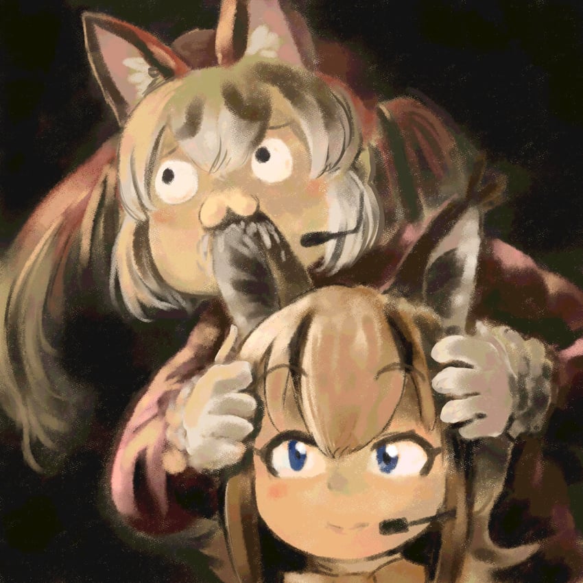 island fox, caracal, and kanihai (kemono friends and 2 more) drawn by mcgunngu