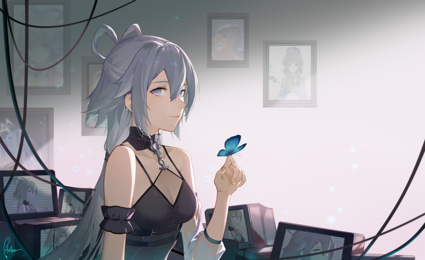 luo tianyi (vocaloid and 1 more) drawn by broken_(7589468)